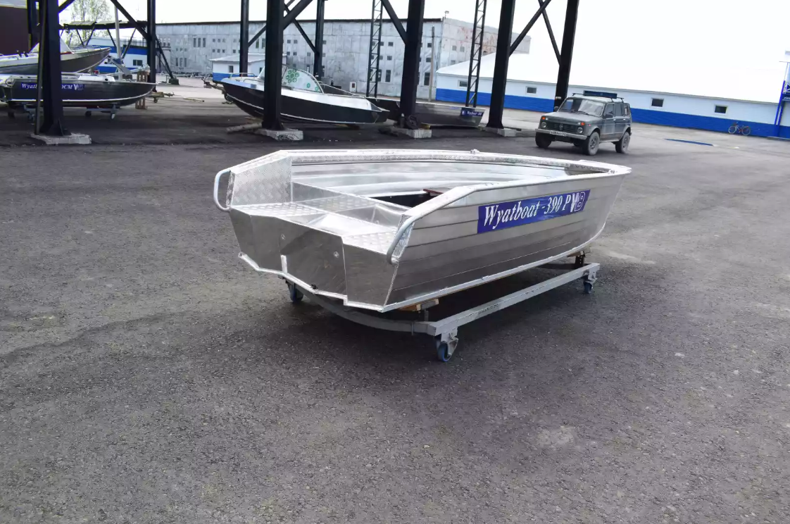 Алюминиевая лодка Wyatboat-390Р Увеличенный борт в Кемерово