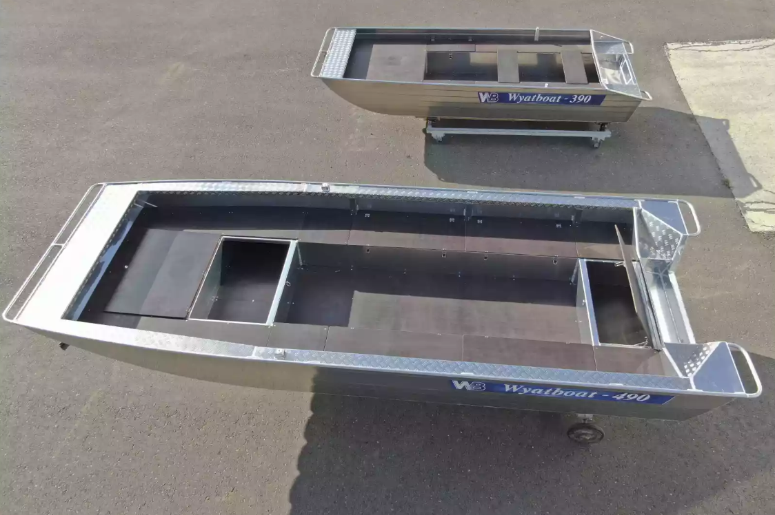Алюминиевая лодка Wyatboat-490 Jonboat в Кемерово
