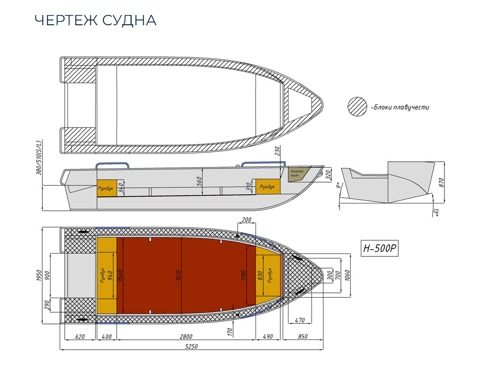 Алюминиевая лодка Неман-500 P в Кемерово