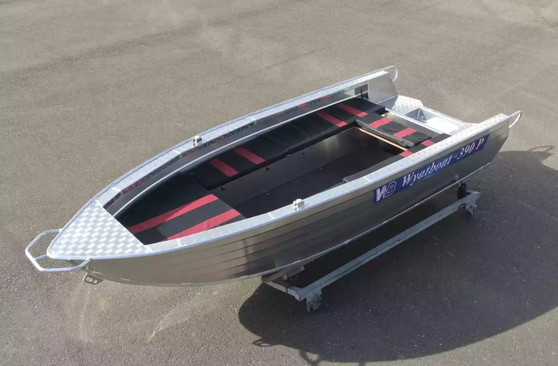 Алюминиевая лодка Wyatboat-390РМ увеличенный борт в Кемерово