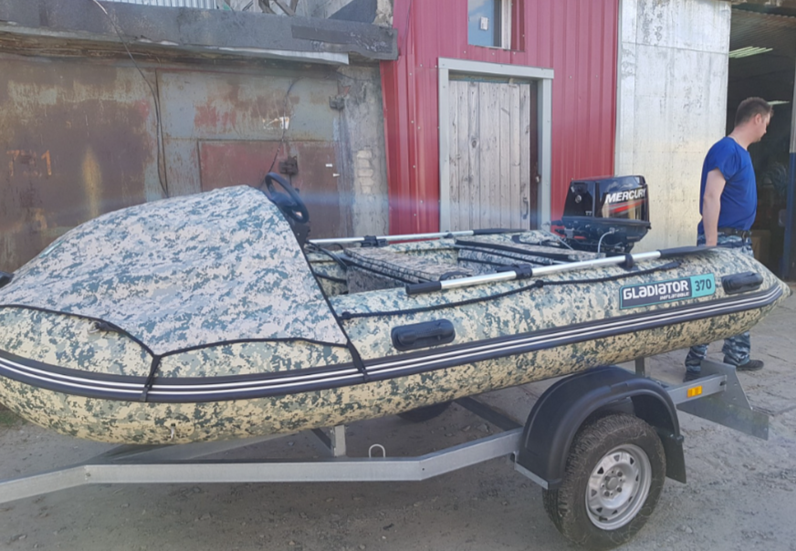 НАДУВНАЯ ЛОДКА GLADIATOR C370AL в Кемерово