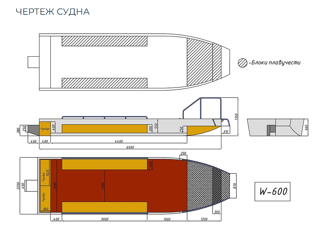 Алюминиевая лодка Wyatboat-600 в Кемерово