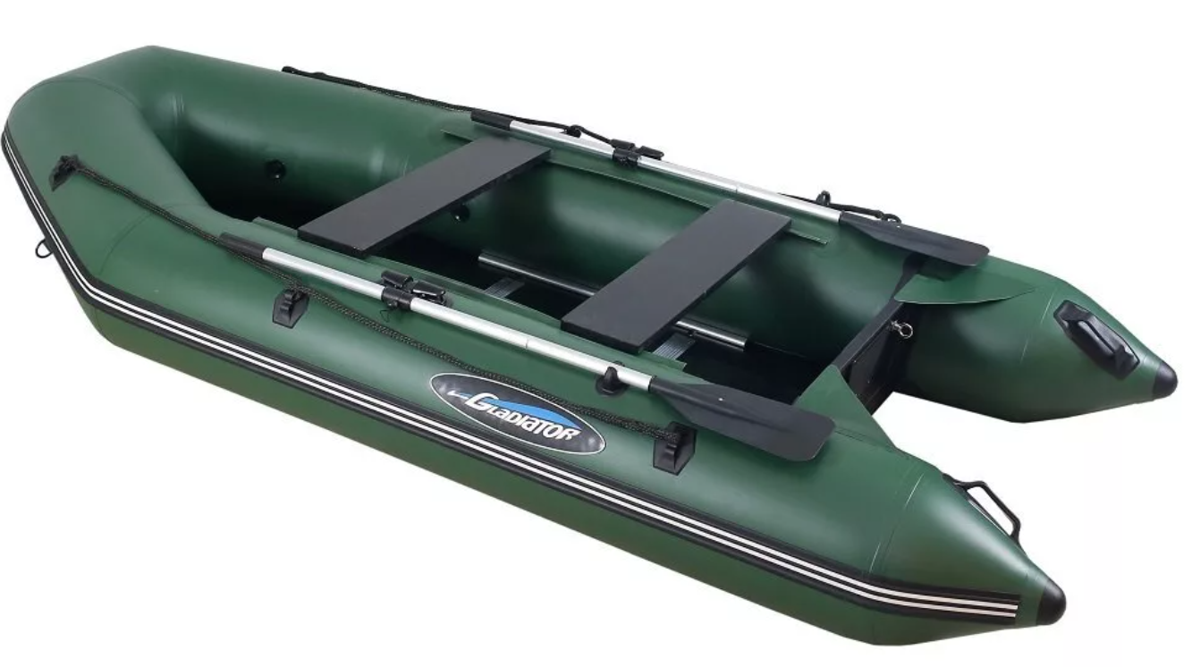 МОТОРНО-ГРЕБНАЯ ЛОДКА ПВХ GLADIATOR A 280 ТК С ФАНЕРНЫМ ДНОМ в Кемерово
