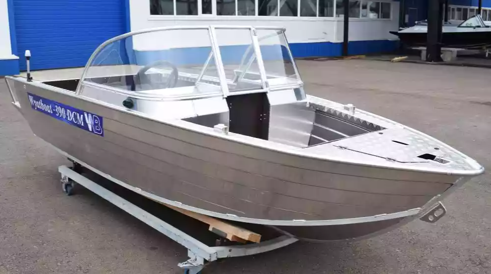 Алюминиевая лодка Wyatboat-390 DCM Увеличенный борт в Кемерово
