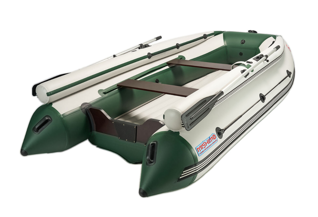 КОМПЛЕКТ ЛОДКА MISHIMO FAMILY LITE 370 + МОТОР 9,9 (15) Л.С. в Кемерово