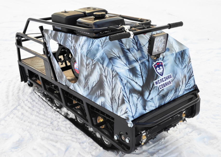 Мотобуксировщик Irondog (Железная собака) M500 15 Камуфляж Охотник в Кемерово