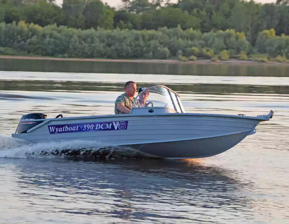 Алюминиевая лодка Wyatboat-390 DCM в Кемерово