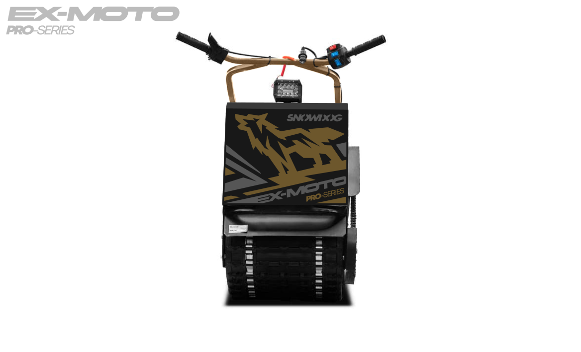 Мотобуксировщик EX-MOTO SNOWDOG S380 8л.с. в Кемерово