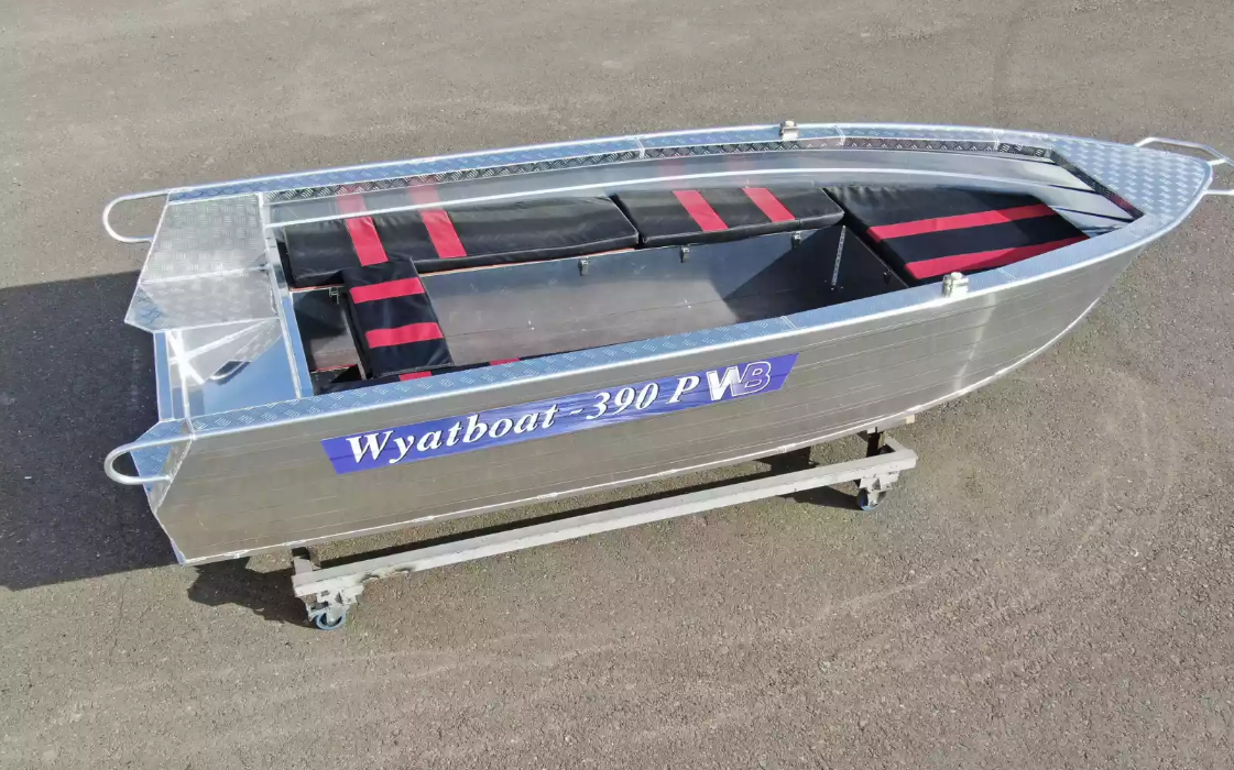 Алюминиевая лодка Wyatboat-390РМ увеличенный борт в Кемерово