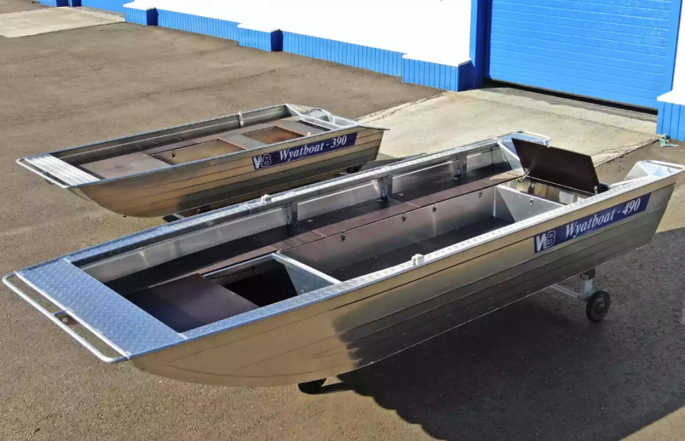 Алюминиевая лодка Wyatboat-490 Jonboat в Кемерово