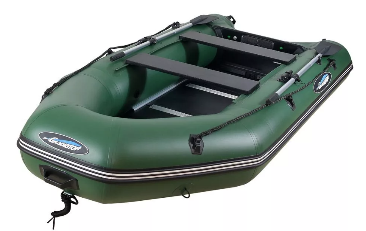 МОТОРНО-ГРЕБНАЯ ЛОДКА ПВХ GLADIATOR A 280 ТК С ФАНЕРНЫМ ДНОМ в Кемерово