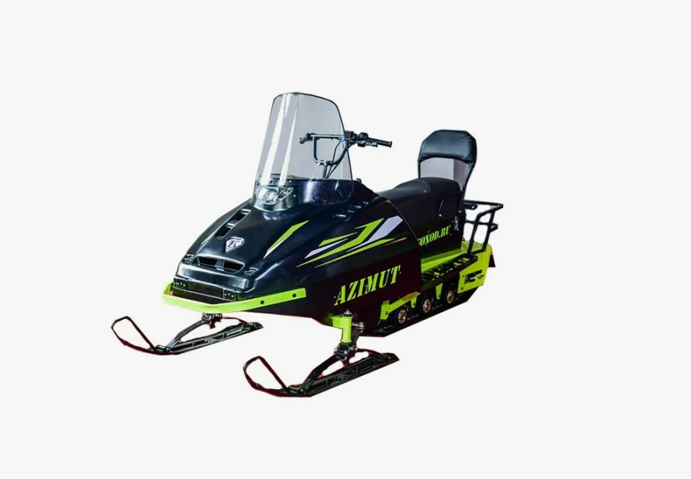 Миниснегоход Бурлак Азимут 20 л.с. , эл.запуск, реверс, тормоз гидравл, капот черный в Кемерово