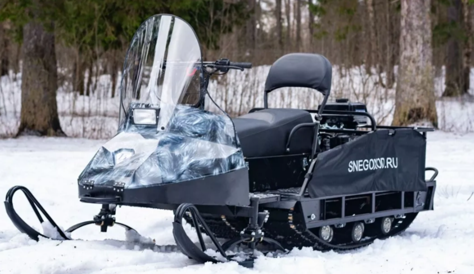Миниснегоход Егерь Экспедитор 20 л.с. , реверс, тормоз, капот белый в Кемерово