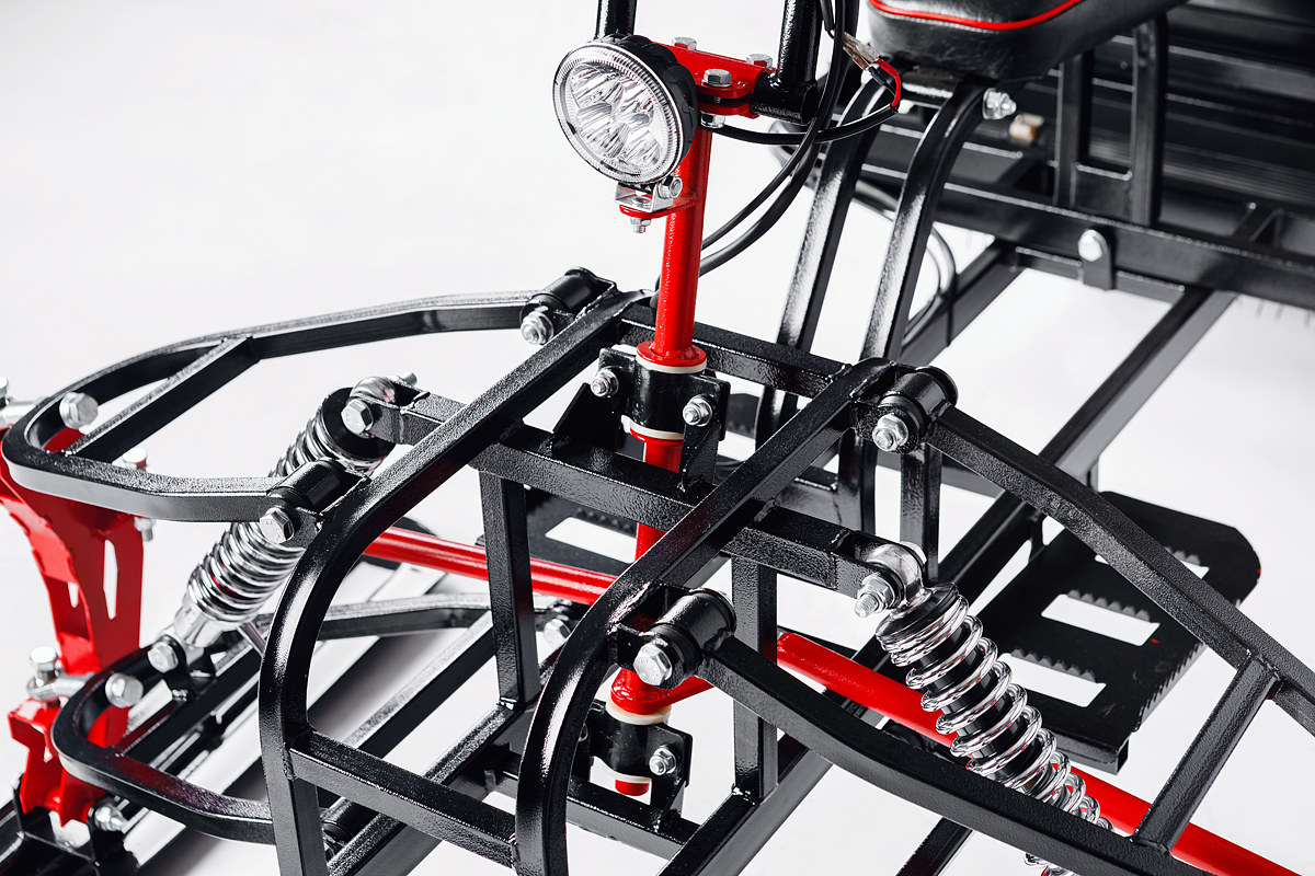 Лыжный модуль IKUDZO TERRAIN с подогревом ручек металлические лыжи в Кемерово