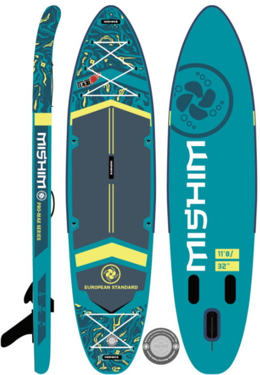 SUP (САП) Доска MISHIMO PRO-MAX Light Teal 12,6’ (385см) в Кемерово