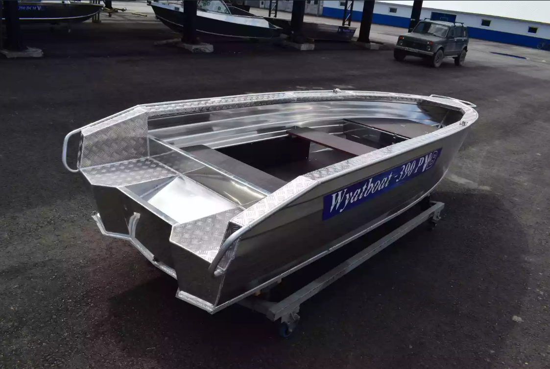 Алюминиевая лодка Wyatboat-390Р Увеличенный борт в Кемерово
