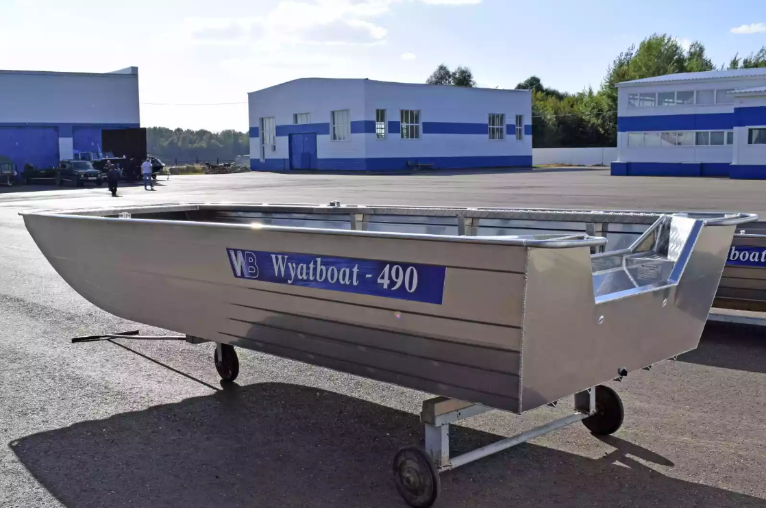 Алюминиевая лодка Wyatboat-490 Jonboat в Кемерово