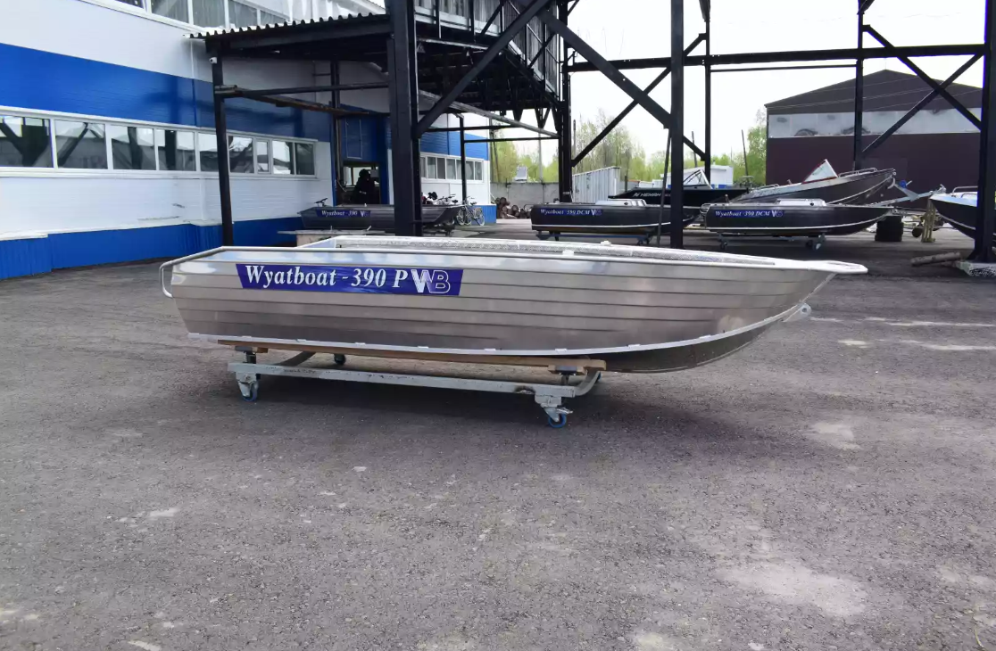 Алюминиевая лодка Wyatboat-390Р Увеличенный борт в Кемерово