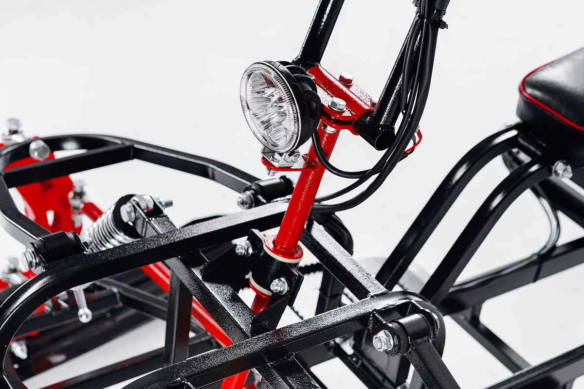 Лыжный модуль IKUDZO TERRAIN с подогревом ручек металлические лыжи в Кемерово