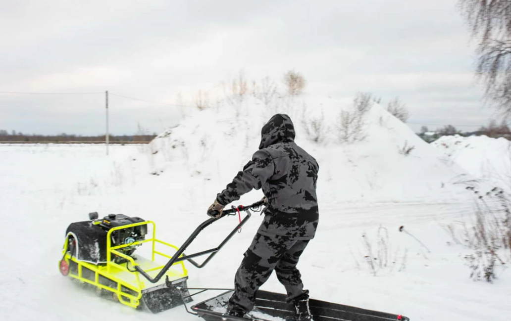Мотобуксировщик Бурлак ХОЗЯИН-1 (капот металл) в Кемерово