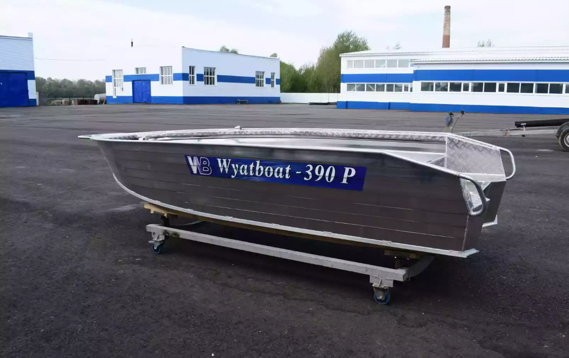 Алюминиевая лодка Wyatboat-390Р Увеличенный борт в Кемерово