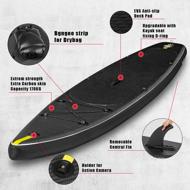 SUP (САП) ДОСКА MISHIMO CARBON DARKSIDE 10.6’ (325СМ) в Кемерово