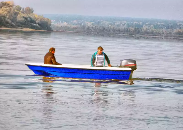 Стеклопластиковая лодка Wyatboat 430 тримаран в Кемерово