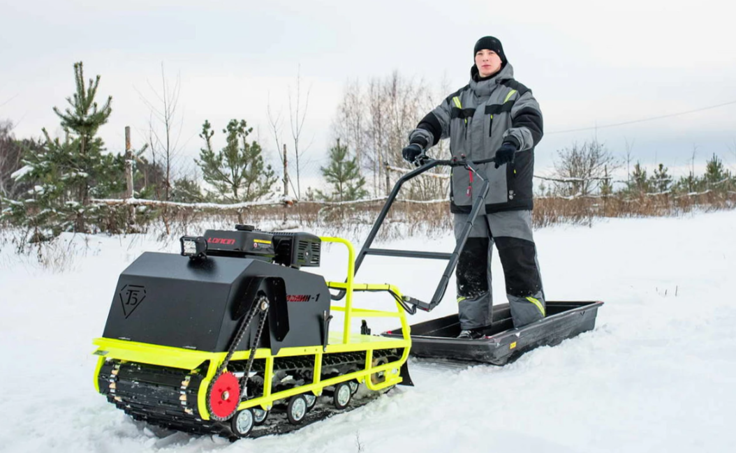 Мотобуксировщик Бурлак ХОЗЯИН-1 (капот металл) в Кемерово