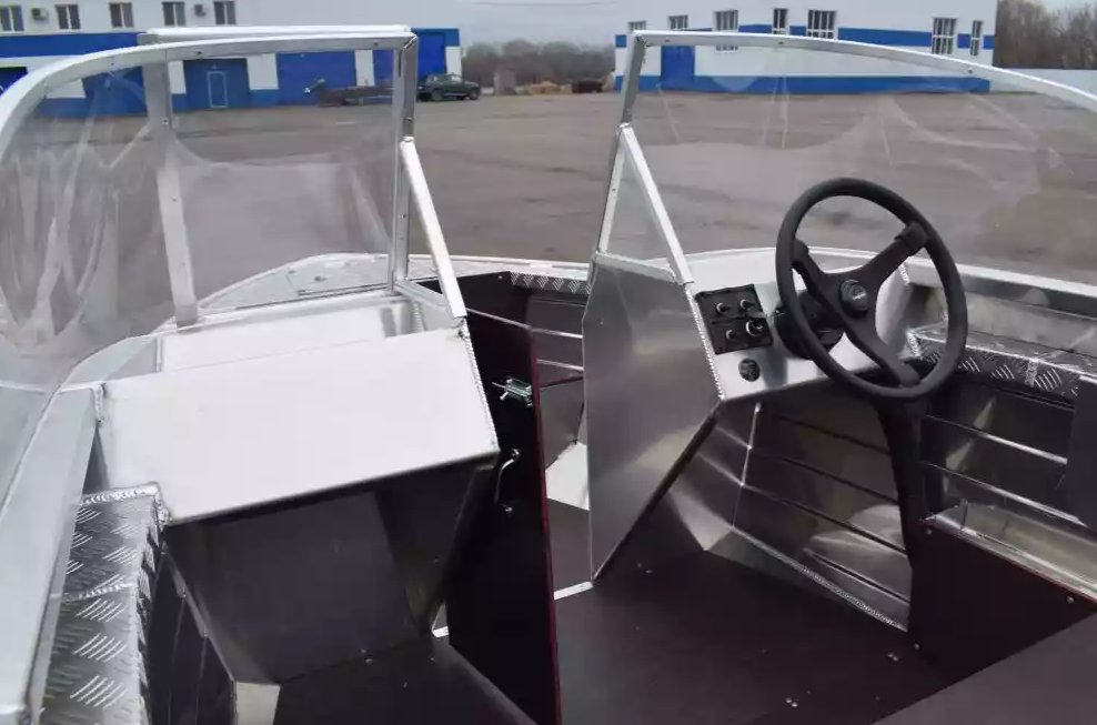 Алюминиевая лодка Wyatboat-390 DCM Увеличенный борт в Кемерово