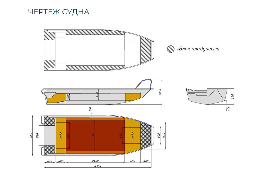 Алюминиевая лодка  Wyatboat-430 Master в Кемерово