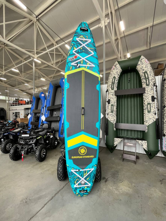 SUP (САП) Доска MISHIMO PRO-MAX Light Teal 12,6’ (385см) в Кемерово