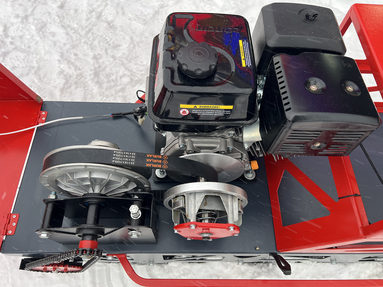 Мотобуксировщик EX-MOTO SNOWDOG S500 15л.с в Кемерово