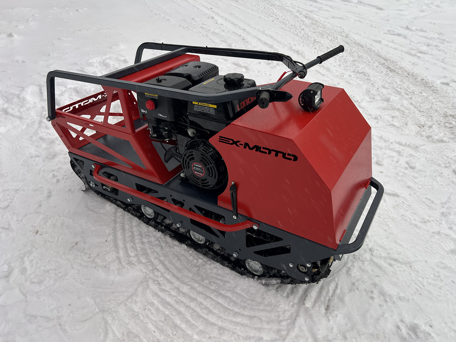 Мотобуксировщик EX-MOTO SNOWDOG S500 15л.с в Кемерово
