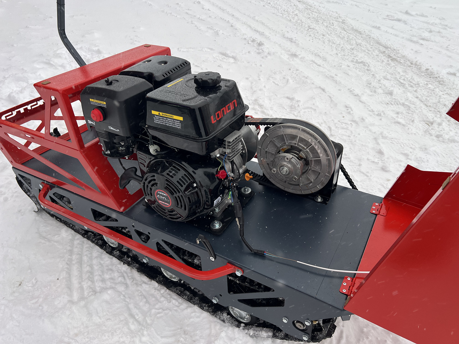 Мотобуксировщик EX-MOTO SNOWDOG S500 15л.с в Кемерово