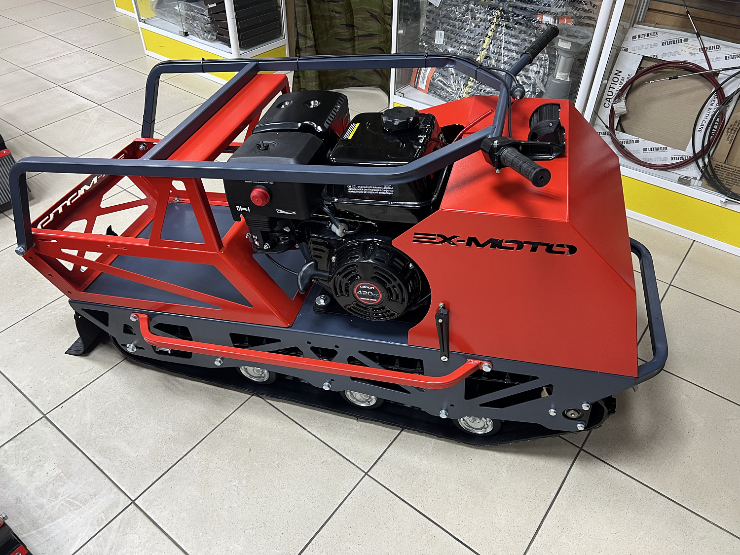 Мотобуксировщик EX-MOTO SNOWDOG S500 15л.с в Кемерово