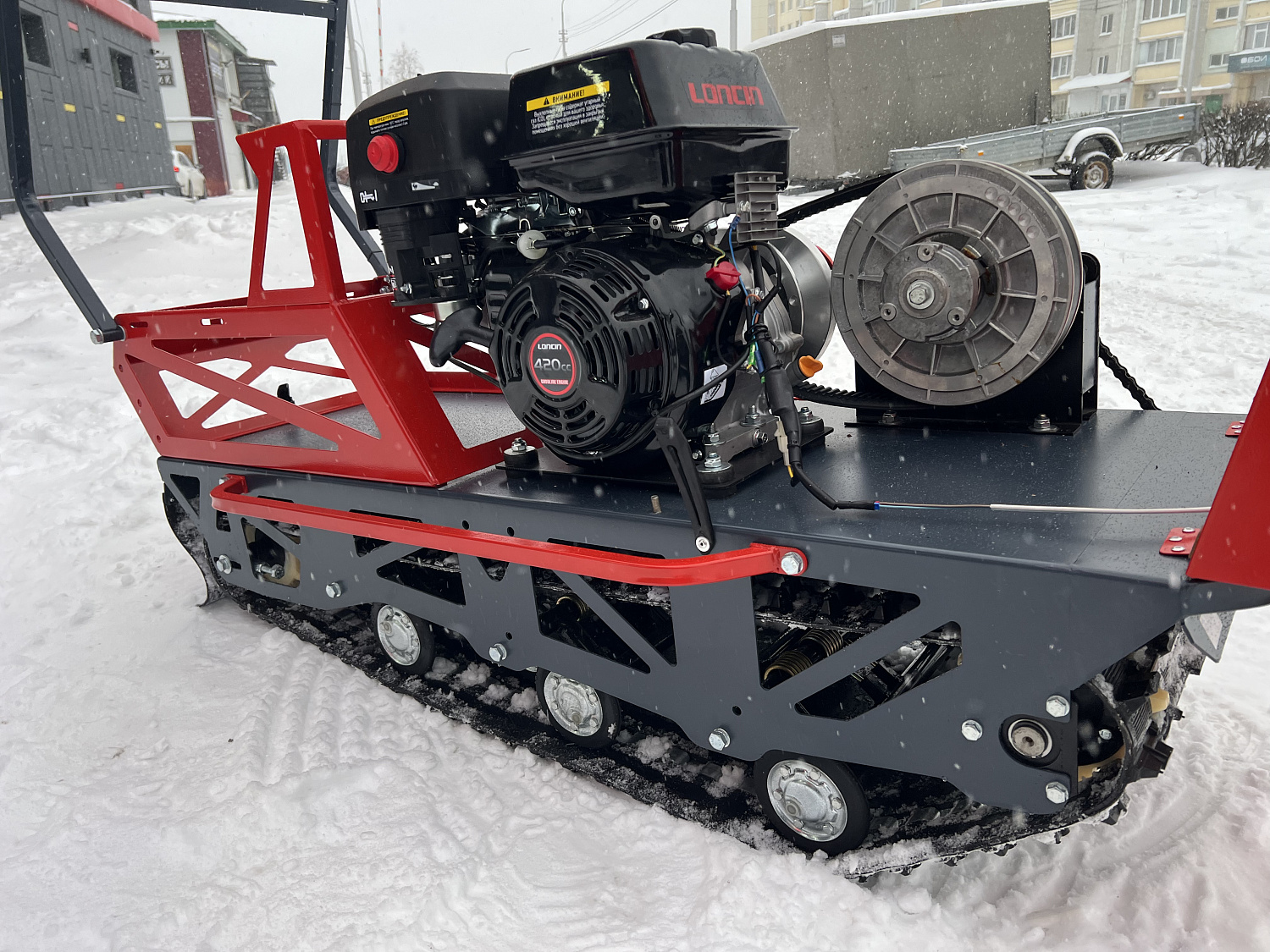 Мотобуксировщик EX-MOTO SNOWDOG S500 15л.с в Кемерово