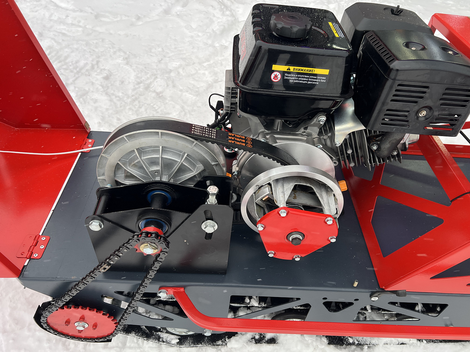 Мотобуксировщик EX-MOTO SNOWDOG S500 15л.с в Кемерово