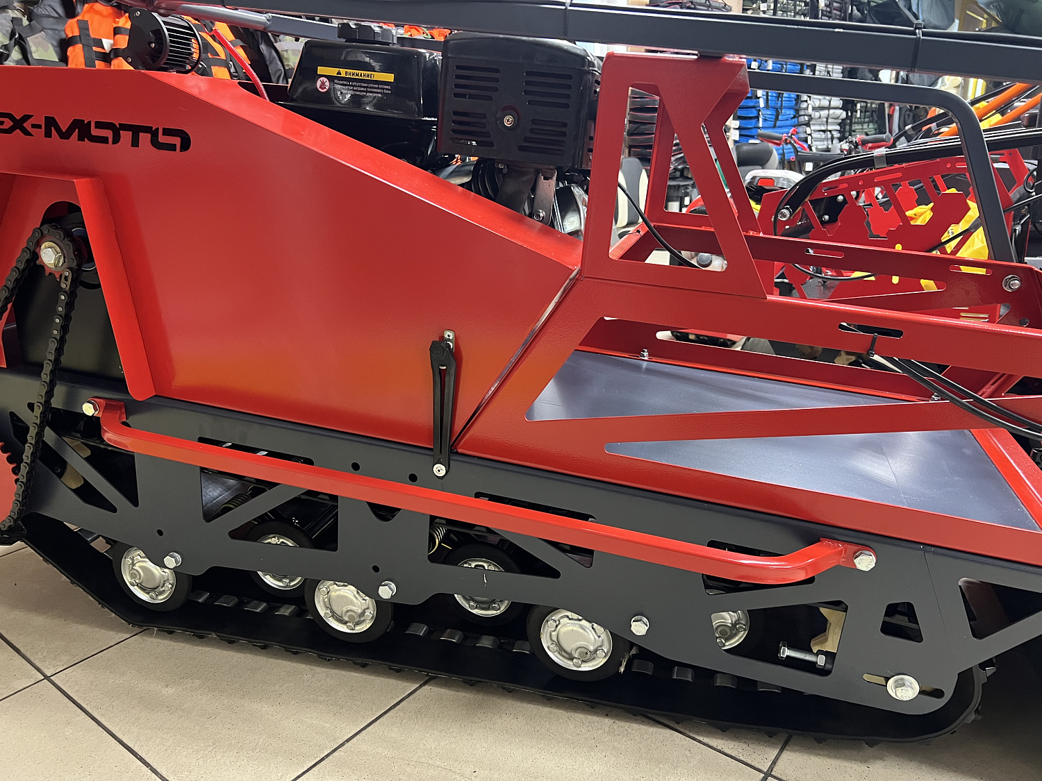 Мотобуксировщик EX-MOTO SNOWDOG S500 15л.с в Кемерово