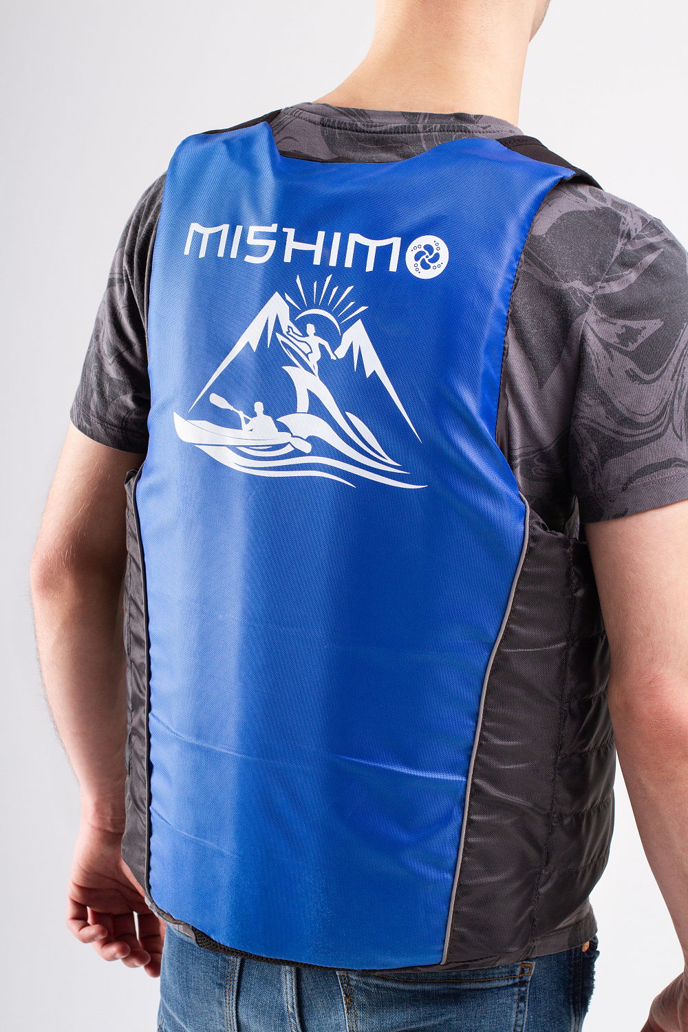 Жилет спасательный MISHIMO PRO Премиум качества Черно-синий в Кемерово
