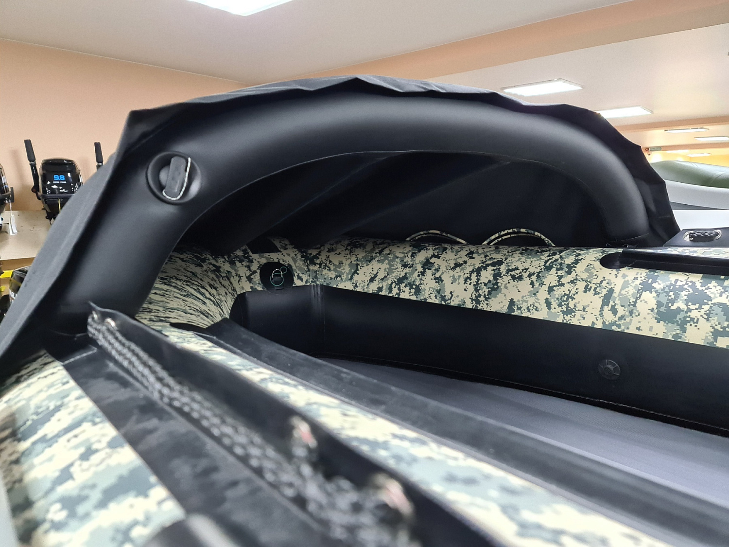 КОМПЛЕКТ НОСОВОГО ТЕНТА К ЛОДКЕ SMARINE AIR MAX 380 ЧЕРНЫЙ в Кемерово