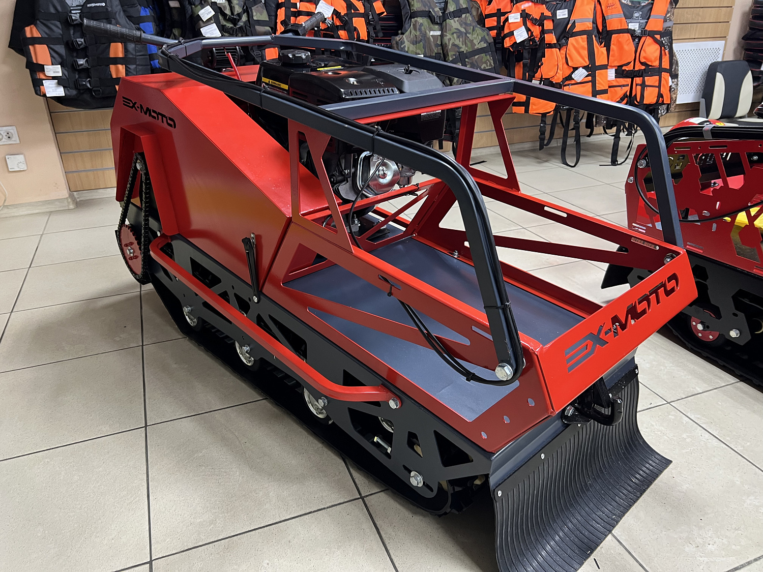 Мотобуксировщик EX-MOTO SNOWDOG S500 15л.с в Кемерово