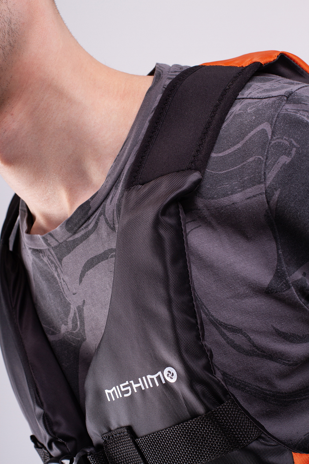 Жилет спасательный MISHIMO PRO Премиум качества Черно-оранжевый в Кемерово