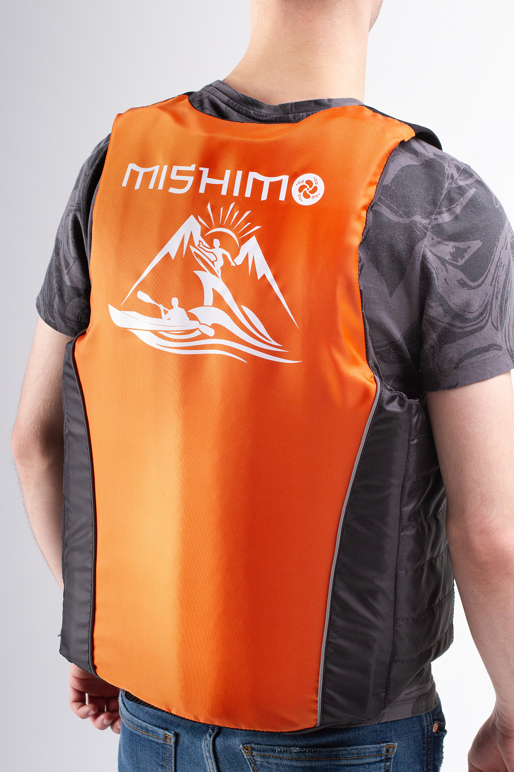 Жилет спасательный MISHIMO PRO Премиум качества Черно-оранжевый в Кемерово